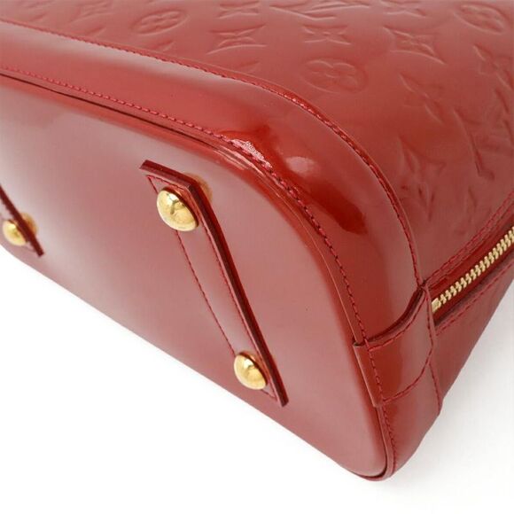 Pre Loved louis vuitton Alma Handbag Monogram Women red | red Handbags - Picture 3 of 8